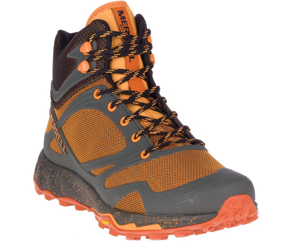 Merrell Vandrestøvler Herre - Altalight Knit Mid - Orange - GOD869342
